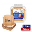 CRISCOLOR PAPIER CARREE POUR AIRFRYER 24ØCM 50PCS