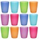 GOBLET PLASTIQUE COULEUR 25CL REUTILISABLE