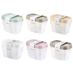 BOITE RECTANGULAIRE SET DE 3 (0,5L)