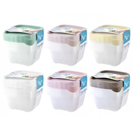 BOITE CARREE SET DE 5 (1,2L)