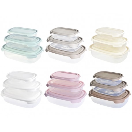 BOITE RECTANGULAIRE PRIMO SET DE 3 (1/2/3L)