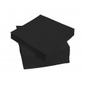SERVIETTE 38X38 NOIR