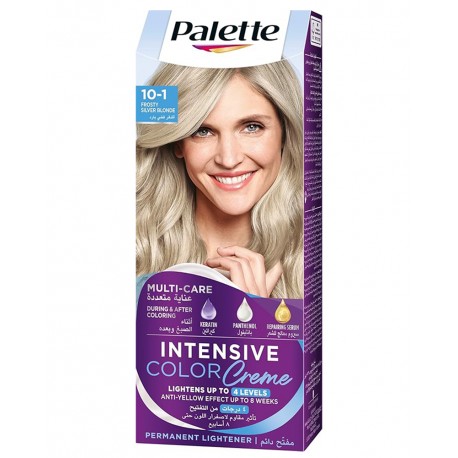 COLORATION CHEVEUX BLOND ARGENTÉ 10-1 (SCHWARZKOPF PALETTE)