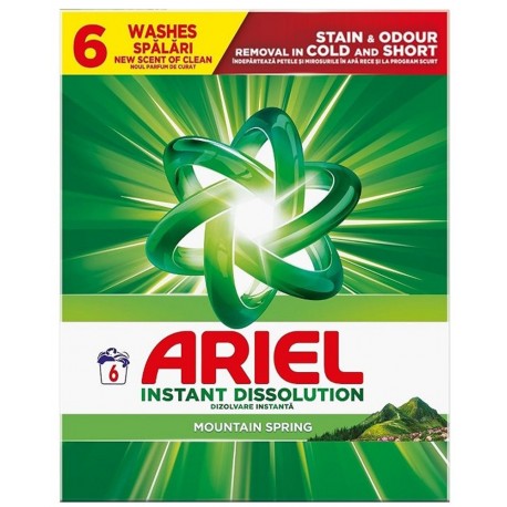 ARIEL LESSIVE POUDRE 390G SOURCE DE MONTAGNE