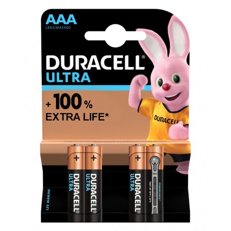 PILE LR03 DURACELL ULTRA AAA X4