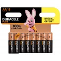 PILE LR06 DURACELL PLUS AA X16