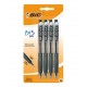 BIC STYLO NOIR X4
