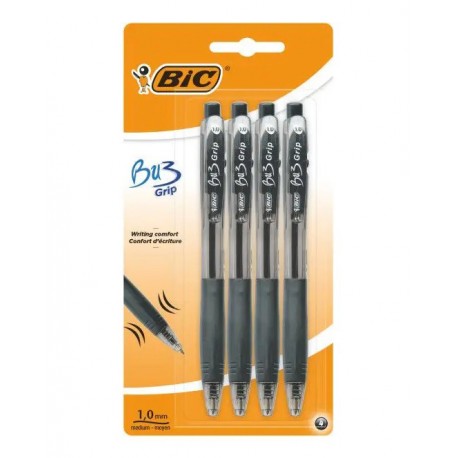 BIC STYLO NOIR X4