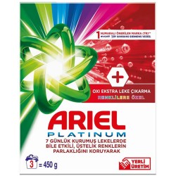 ARIEL PLATINIUM LESSIVE POUDRE 450G COULEUR