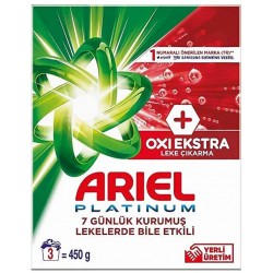 ARIEL PLATINIUM LESSIVE POUDRE 450G COULEUR