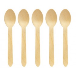CUILLERE EN BOIS X 50PCS