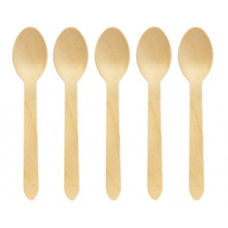 CUILLERE EN BOIS X 50PCS