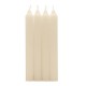 BOUGIE CHANDELLE CREME X4
