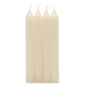 BOUGIE CHANDELLE CREME X4