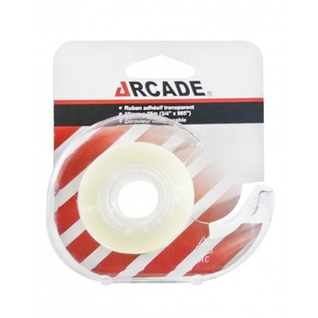 ADHESIF INVISIBLE 33M + DEVISOIR ESCARGOT