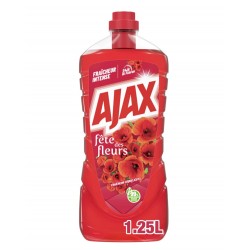 AJAX NETTOYANT 1.25 L COQUELICOTS