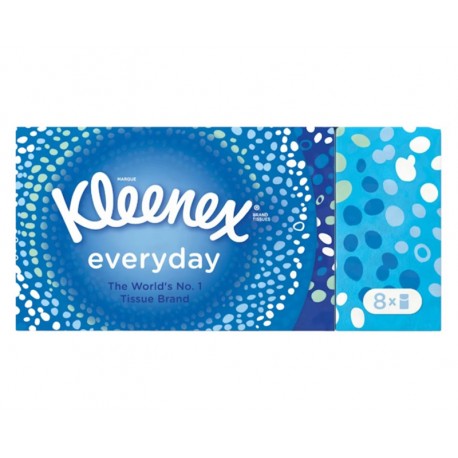 KLEENEX MOUCHOIR 8X9PCS 2 PLIS EVERYDAY