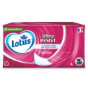 LOTUS BOITE DE MOUCHOIR ULTRA RESIST BLANC 4PLIS