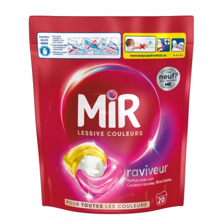 MIR LESSIVE 20PODS RAVIVEUR COULEUR