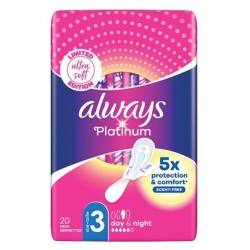 ALWAYS PLATINUM JOUR ET NUIT AVEC AILLES 20PCS