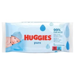 HUGGIES LINGETTE BEBE 56PCS PURE