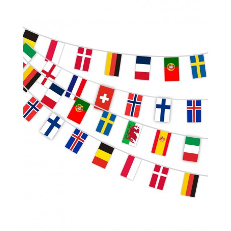DRAPEAUX DES 24 NATION