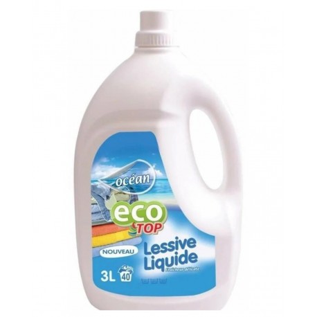 ECOTOP LESSIVE LIQUIDE OCÉAN 3L