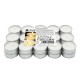 BOUGIE CHAUFFE PLAT BLANC 30 pcs