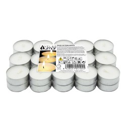 BOUGIE CHAUFFE PLAT BLANC 30 pcs