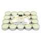 BOUGIE CHAUFFE PLAT PARFUM VANILLE 20 PCS