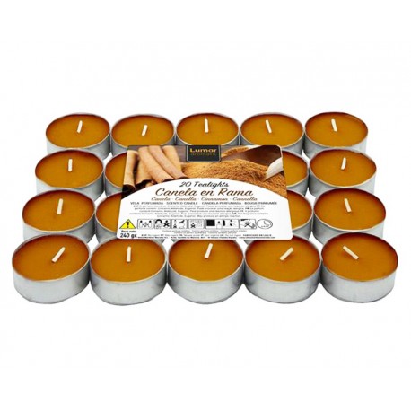 BOUGIE CHAUFFE PLAT PARFUM CANNELLE 20 PCS