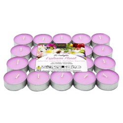 BOUGIE CHAUFFE PLAT X20PCS PARFUM FLORAL EXPLOSIVE