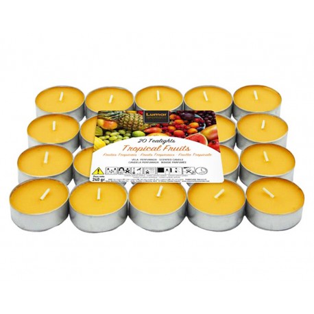 BOUGIE CHAUFFE PLAT TROPICAL FRUITS 20 pcs