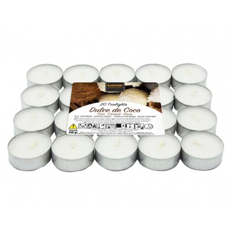 BOUGIE CHAUFFE PLAT PARFUM COCO 20 PCS