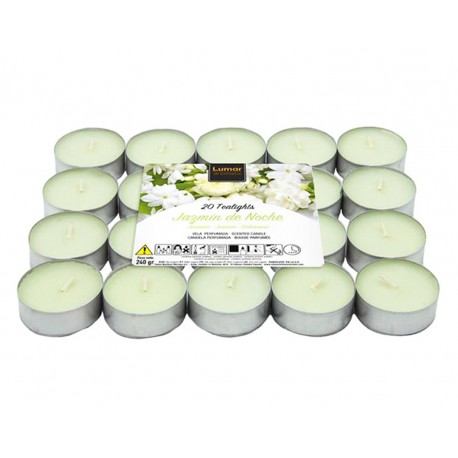 BOUGIE CHAUFFE PLAT PARFUM JASMIN 20 PCS