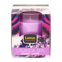 BOUGIE EN VERRE PARFUM LAVANDE