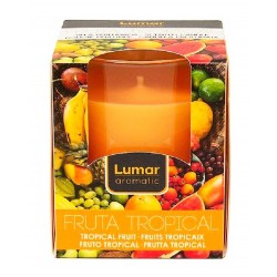 BOUGIE EN VERRE PARFUM FRUIT TOPICAL