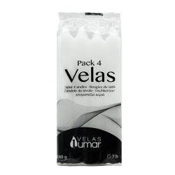 BOUGIE CHANDELLE BLANC X4