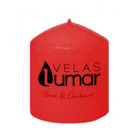 BOUGIE ROUGE 100x90mm