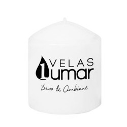 BOUGIE BLANC 100x90mm