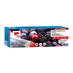 SAC CONGELATION REFERMABLE 3L 30PCS 27X28CM