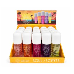 SOUL OF SCENTS 5 PARFUMS DE BRUME CORPORELLE 180ML SUR PRESENTOIR