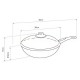 WOK ALUMINIUM 28 CM