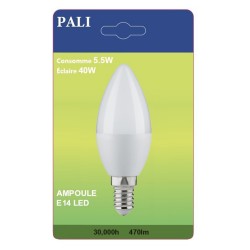 AMPOULE LED PALI E14 5,5W/40W X1