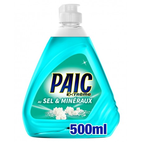 PAIC LIQUIDE VAISSELLE 500ML EXTREME SEL ET MINERAUX