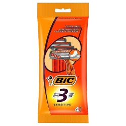 BIC RASOIR 3 LAME SENSITIVE X4