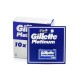 GILLETTE PLATINUM LAME RASOIR 5PCS