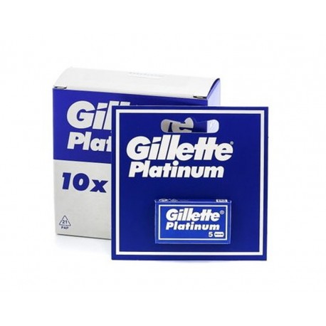 GILLETTE PLATINUM LAME RASOIR 5PCS