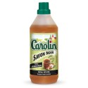 CAROLIN NETTOYANT SOL 1L SAVON NOIR PARFUM AMANDE DOUCE