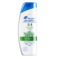 HEAD & SHOULDERS SHAMPOING MENTHOL 2EN1 360ML